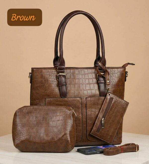 alligator skin tote
