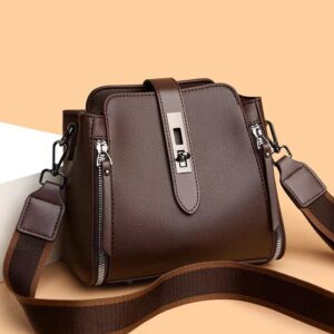 home Classy Double Belt Sling Bag